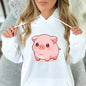 Women/Men Cartoon Pig Hoodie