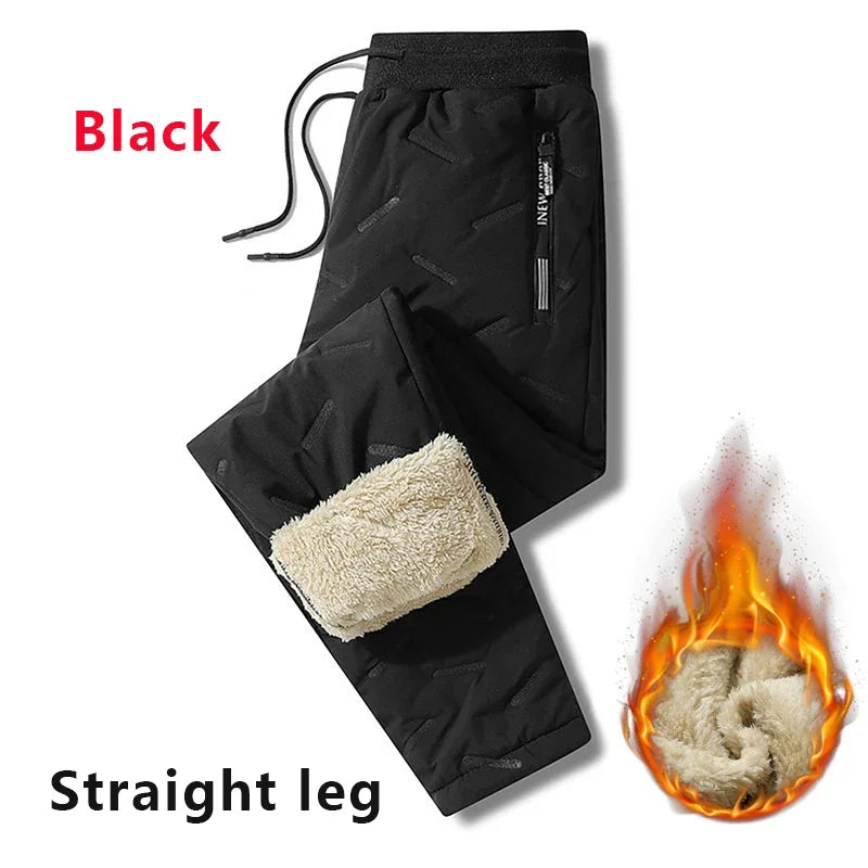Plush Thick Fleece Sweatpants Lambs wool