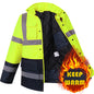 High Vis Winter Safety Parka Jacket