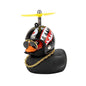 Yellow Duck Car Dashboard Decoration with Cool Glasses Propeller Helmet