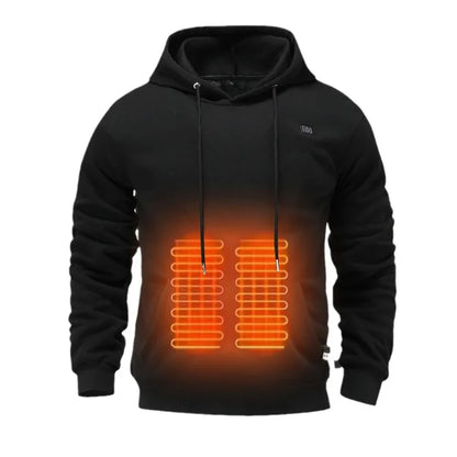 Heated Fleece Lined Men's Hoodie