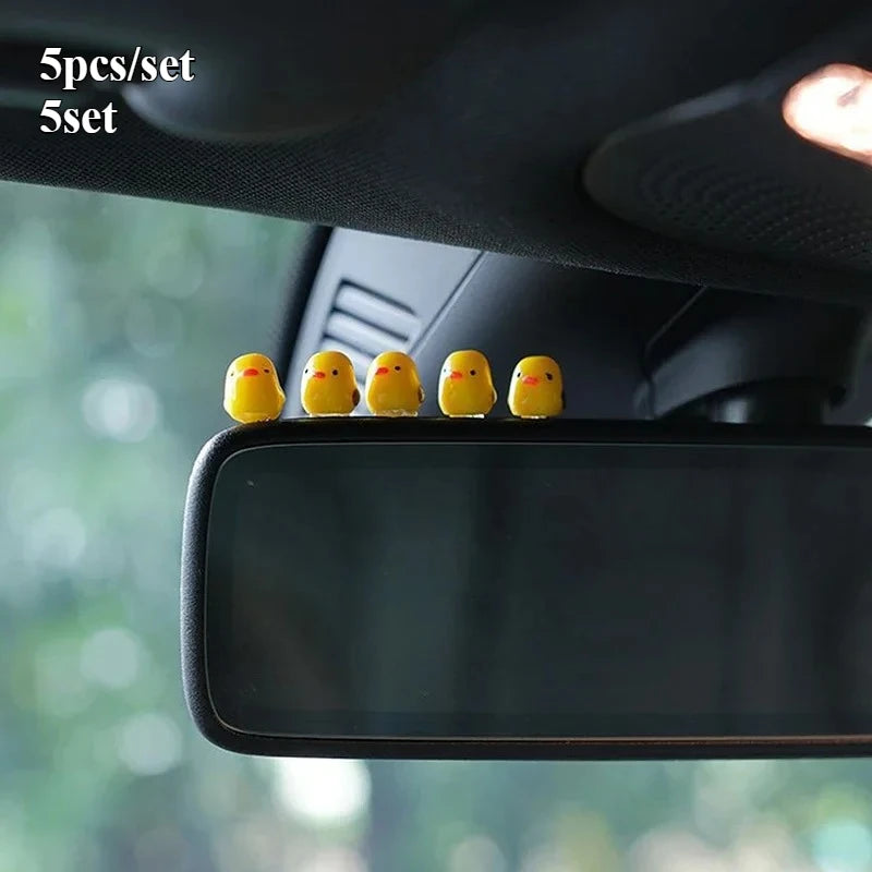 Small Yellow Duck Car Decoration