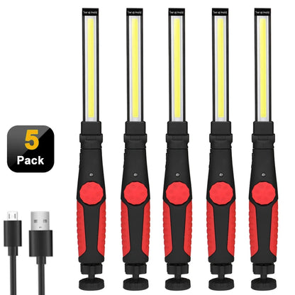 LED Work Folding Flashlight with Magnetic Base