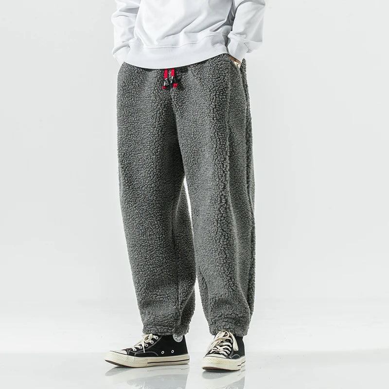 Lamb Wool Casual Fleece Pants
