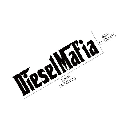 12X3CM Diesel Mafia Stickers