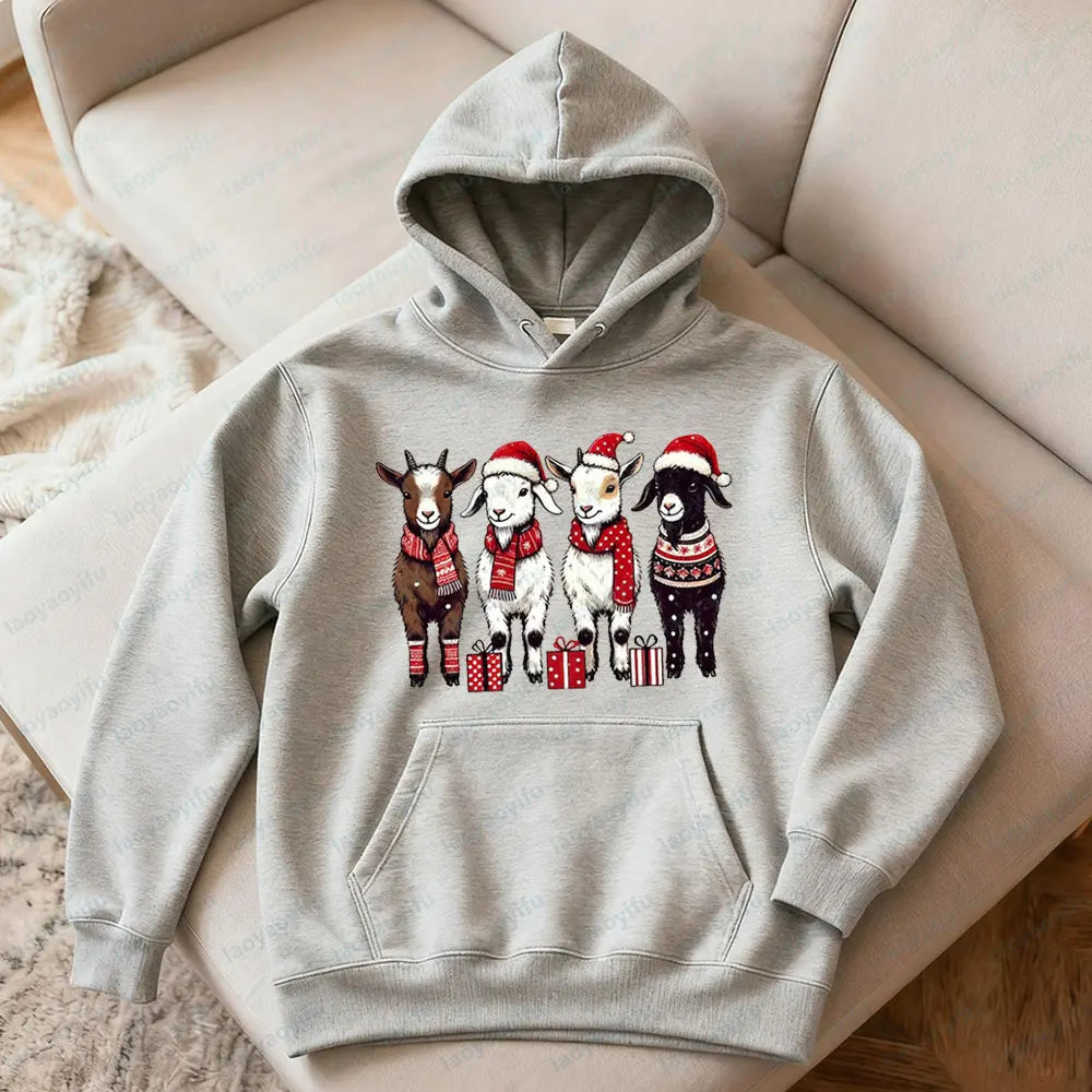 Goat Lover Christmas Hoodies