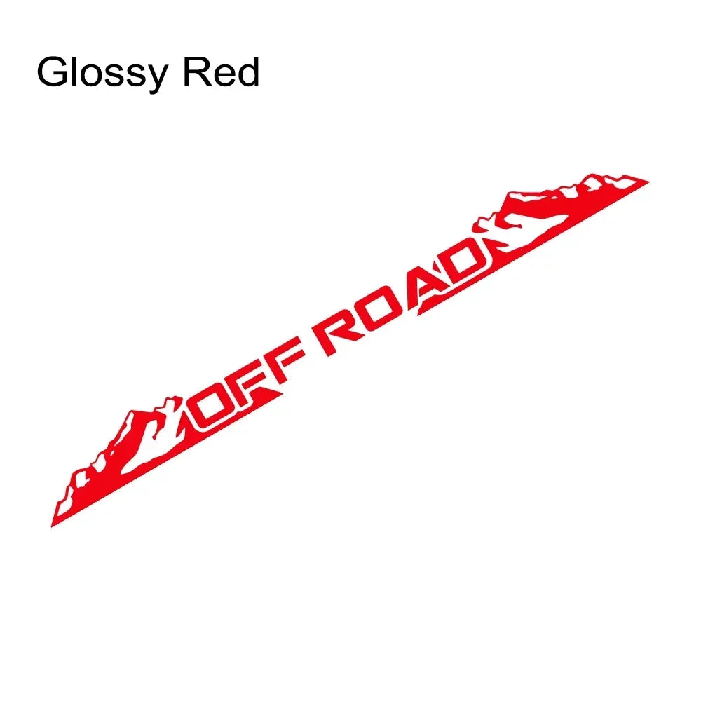 Vehicle Mountain 4x4 Off Road External Sticker