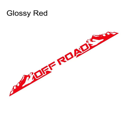 Vehicle Mountain 4x4 Off Road External Sticker
