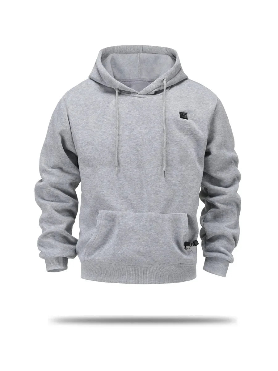 Heated Fleece Lined Men's Hoodie