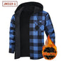 Thickened Flannel Plaid Hoodie