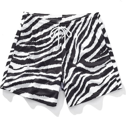 Men's Graphic Animal Print Workout Shorts