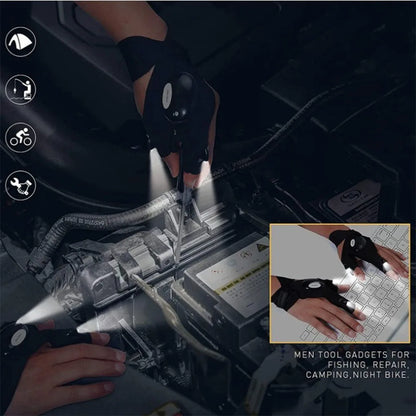 Cycling Gloves With Lights