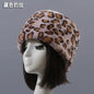 Fluffy Leopard Russian Style Winter Hat