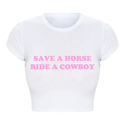 Save A Horse Ride A Cowboy T-shirt