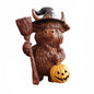 Seasonal Tabletop Ornament Resin Christmas/Halloween Highland Cow Statue