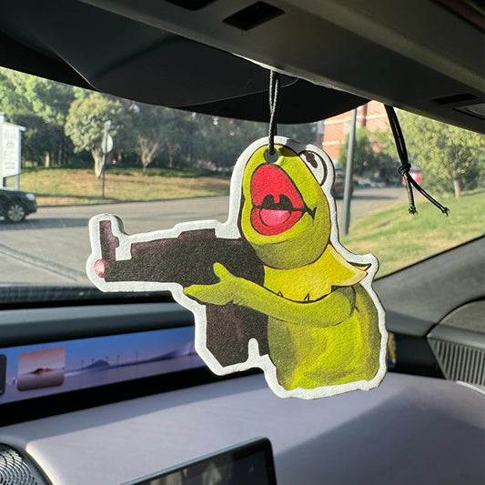 Funny War Frog Car Air Freshener