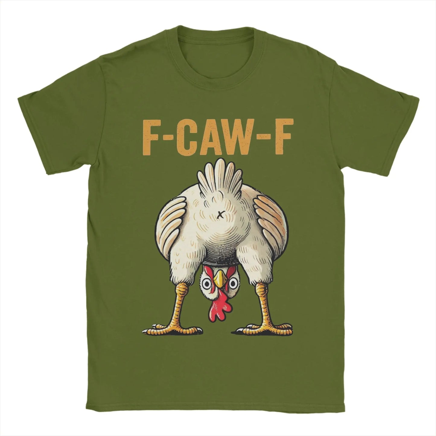 New Arrival Funny F-Caw-F Chicken "FCAWF" T Shirt