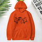 Three Horse Head Pattern Printed Hoodies