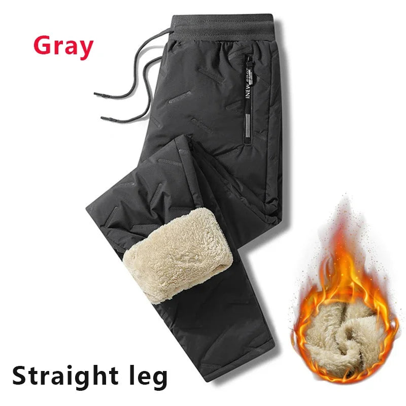 Plush Thick Fleece Sweatpants Lambs wool