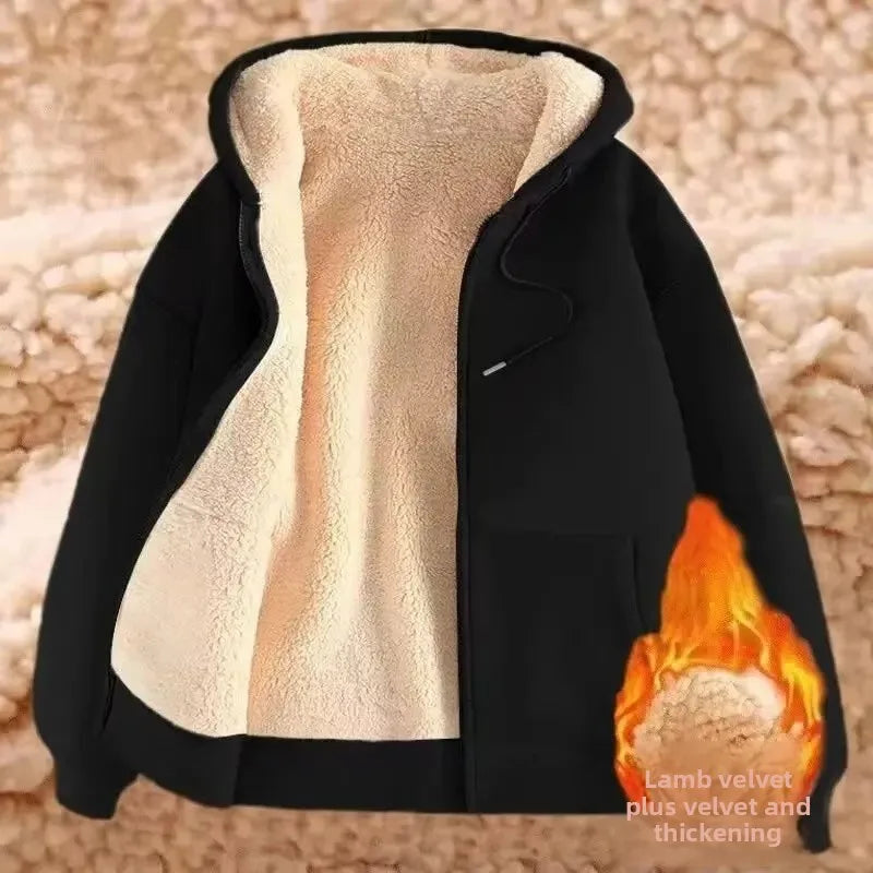 Men's Heavyweight Fleece Lined Hooded Jacket