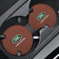 Car Logo Non Slip Water Cup Pad