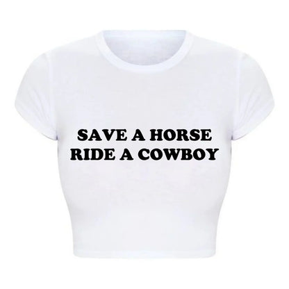 Save A Horse Ride A Cowboy T-shirt