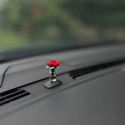 Cute Car Interior Mini flower Vase Decoration