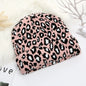 Leopard Print Jacquard Brimless Casual Hat