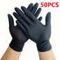 8Mil Black Nitrile Gloves