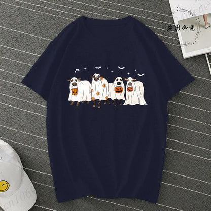 Cow Halloween Print Women's T-Shirt