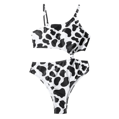 Cow Print Swim Suit