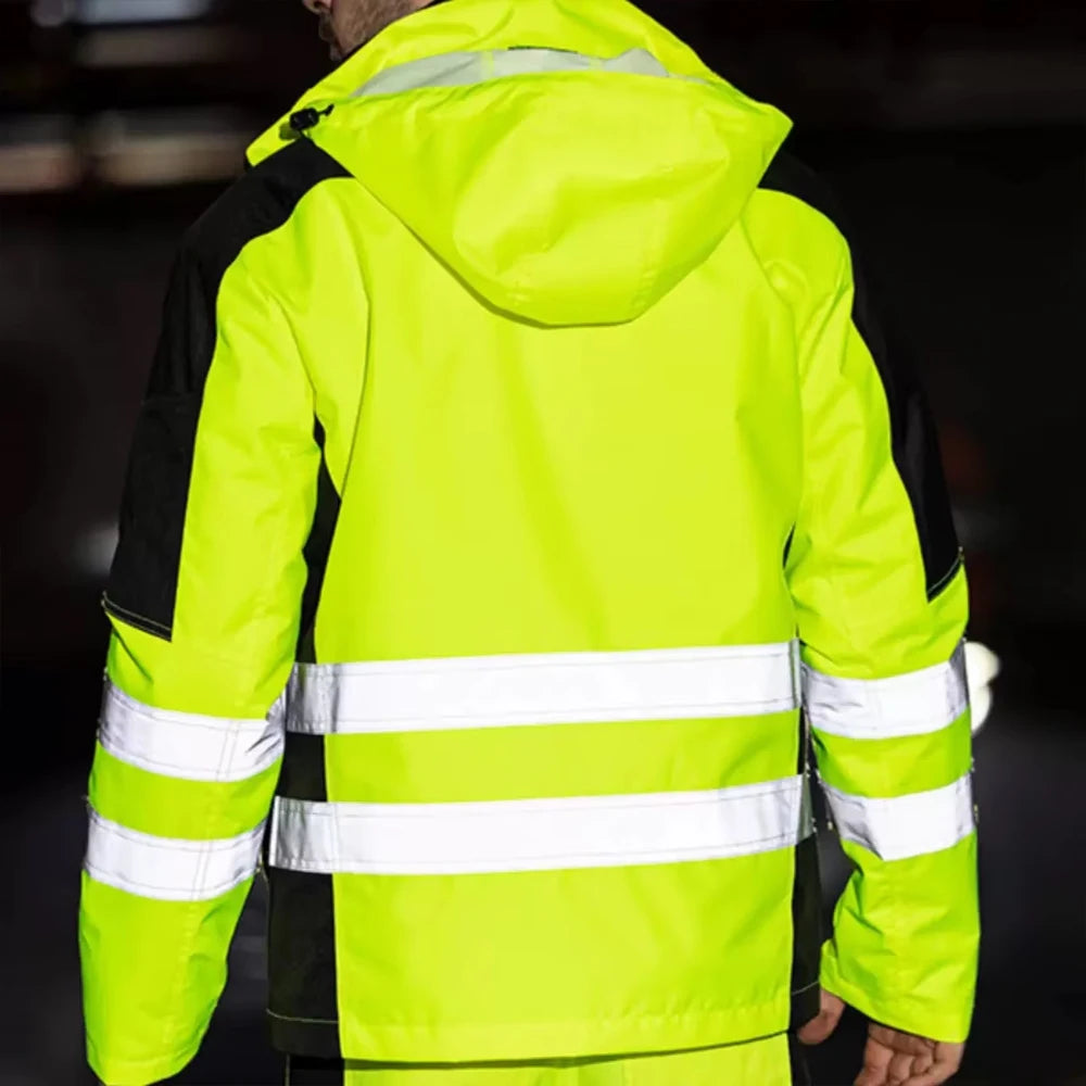 High Vis Working Winter Safety Jacket