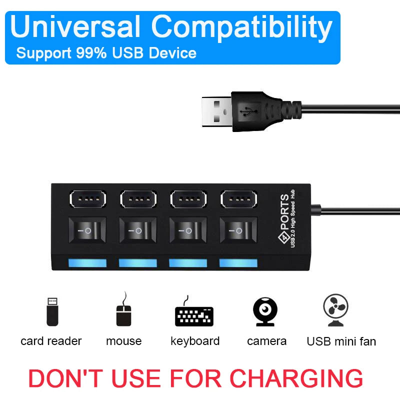 High Speed 4/7 Ports, USB HUB