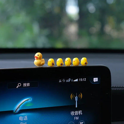 Small Yellow Duck Car Decoration