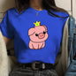 Lil King Pig Printed T-Shirt