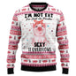 Cute Pig Graphic Christmas Sweater
