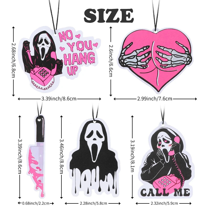 Creative Ghost Heart Pattern Car Air Freshener