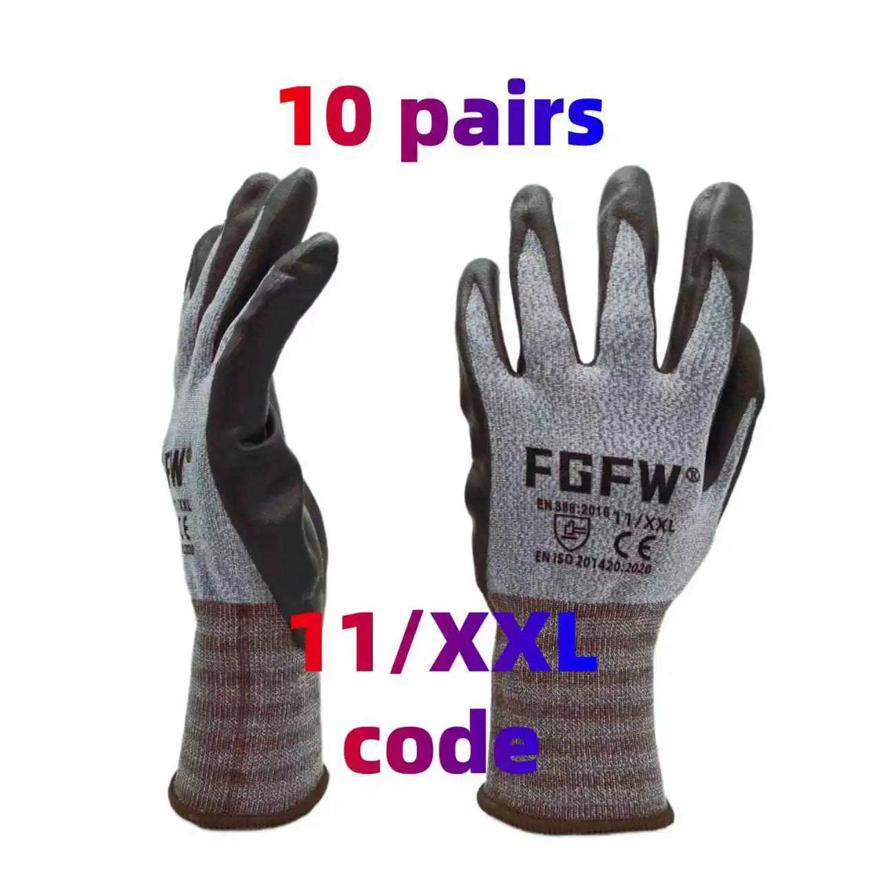 Nitrile Coated Work Gloves