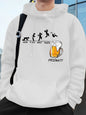 Friday Beer Lover Printed Hoodie