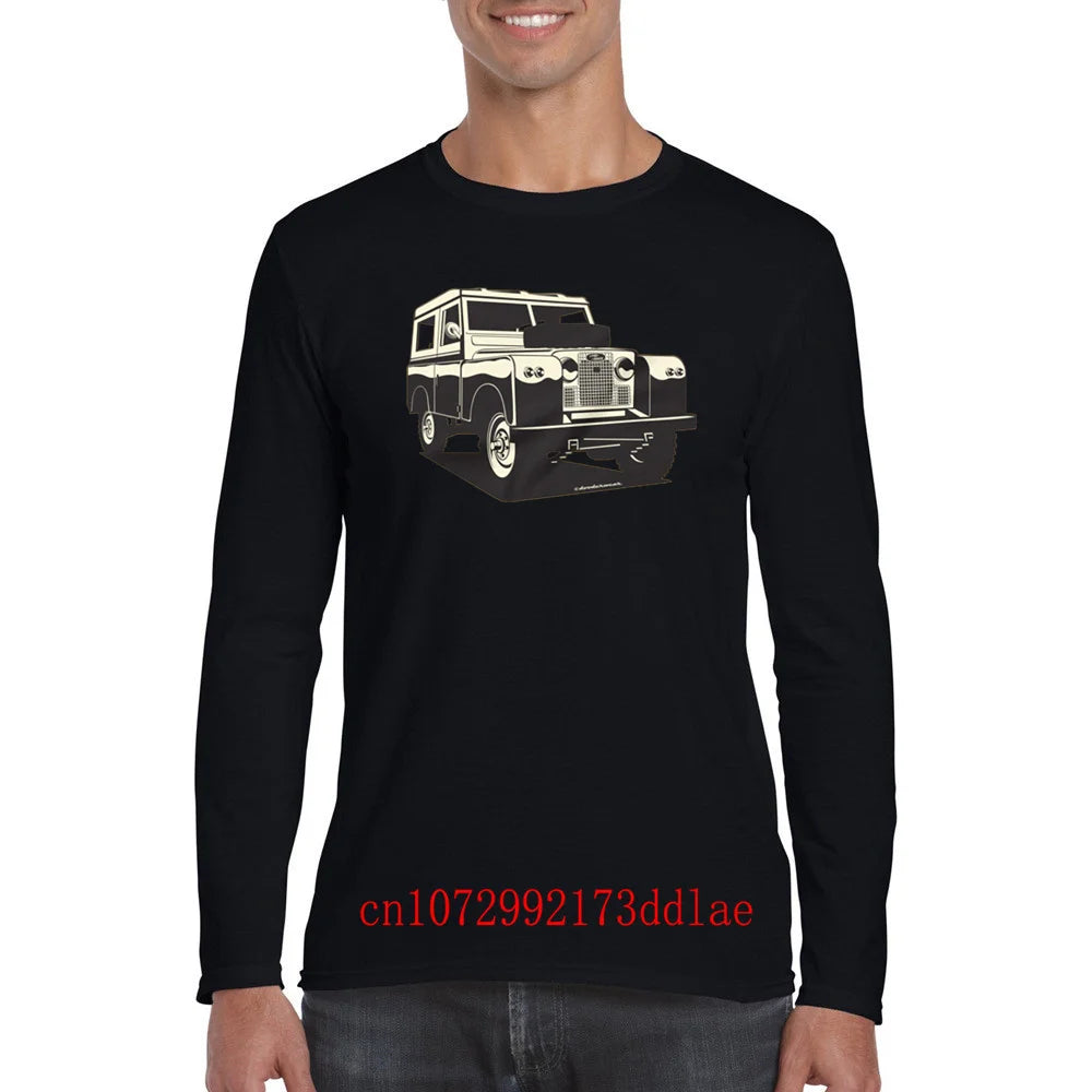 Classic Land Rover 4X4 Print Design T-Shirt