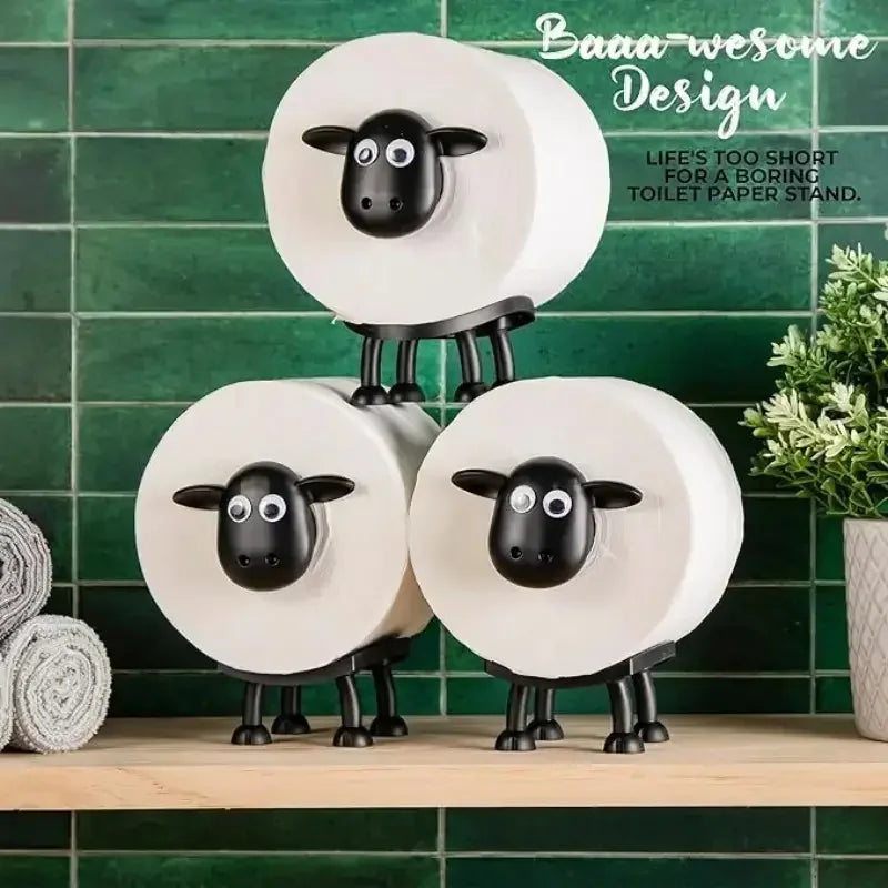 1/3PCS Sheep Toilet Roll Holder