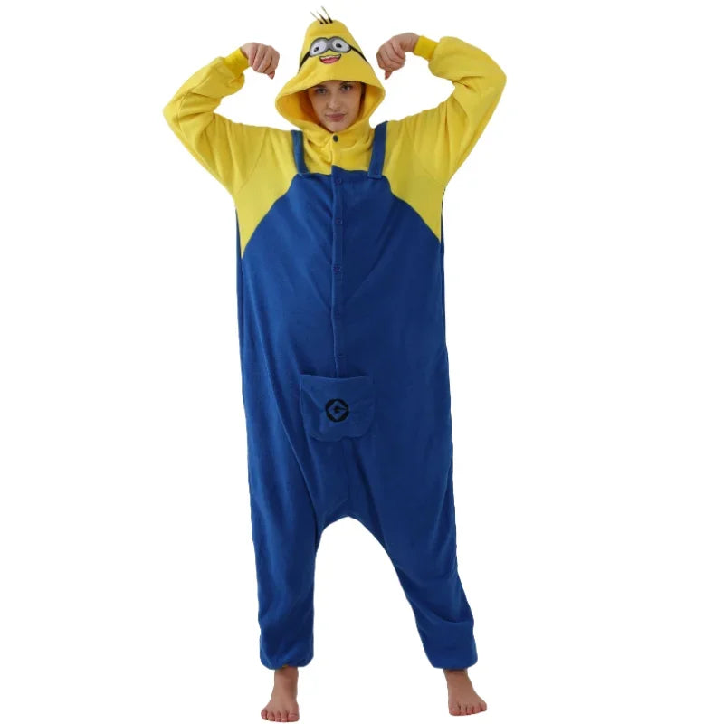 Despicable Me, Minions Fleece Pajamas Jumpsuit
