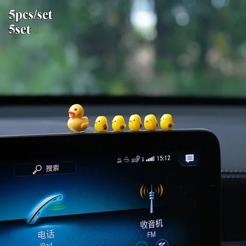 Small Yellow Duck Car Decoration