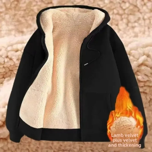 Men's Heavyweight Fleece Lined Hooded Jacket