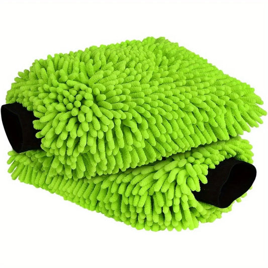 Car cleaning microfiber, 1/2-piece gloves set