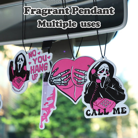 Creative Ghost Heart Pattern Car Air Freshener