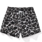 Men's Graphic Animal Print Workout Shorts