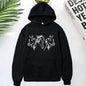 Three Horse Head Pattern Printed Hoodies