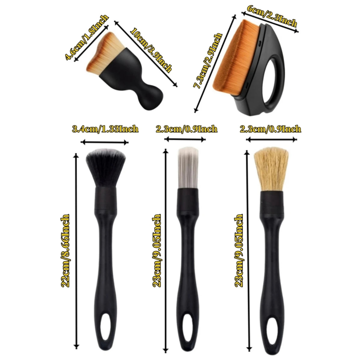 4-5PCS Car Detailing Brush Set