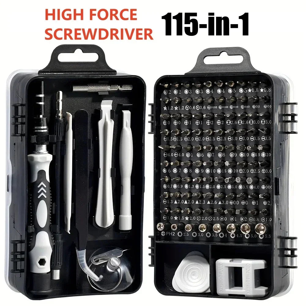 Magnetic Precision Screwdriver Set 115 in 1